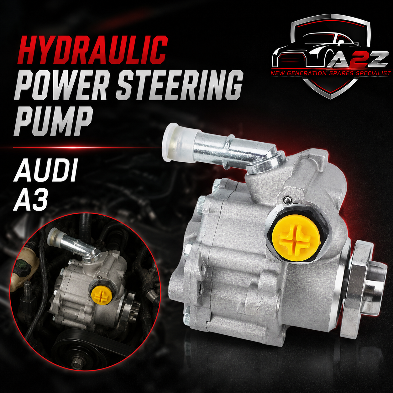 Hydraulic Power Steering Pump  1J0422154H 1J0422152 F 1J0422154 1J0422154 A 1J0422154 J 1J0422154 JV 1J0422154 JX 1J0422154 V 1J0422154 X 1J0422155 1J0422155 A 1J0422155 J 2K0422154 A 38145157 5Z0422154 5Z0422154 A Compatible With AUDI A3
