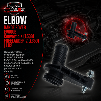 ELBOW LR006653 Compatible With RANGE ROVER EVOQUE Convertible (L538)  FREELANDER 2 (L359) | LR2 Tag No.158