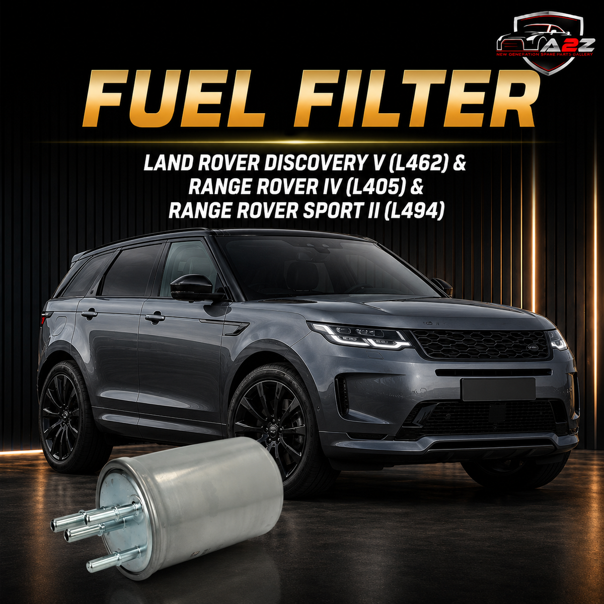 Fuel Filter LR041978 CPLA9155BA & H603WK & KL1044 Compatible With LAND ROVER DISCOVERY V (L462) & RANGE ROVER IV (L405) & RANGE ROVER SPORT II (L494) Tag 119