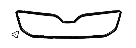 Glossy Black Outer  Show Grill Chrome 5E0853761A Compatible With Skoda Octavia (2014-2016) Tag No.84