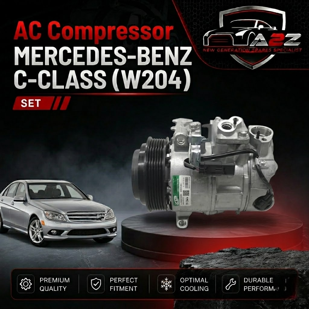 AC Compressor A0008307300 A0022303111 A0022305011 A0022307311 Compatible With MERCEDES-BENZ C-CLASS (W204) & CLS (C218) & E-CLASS (W212)