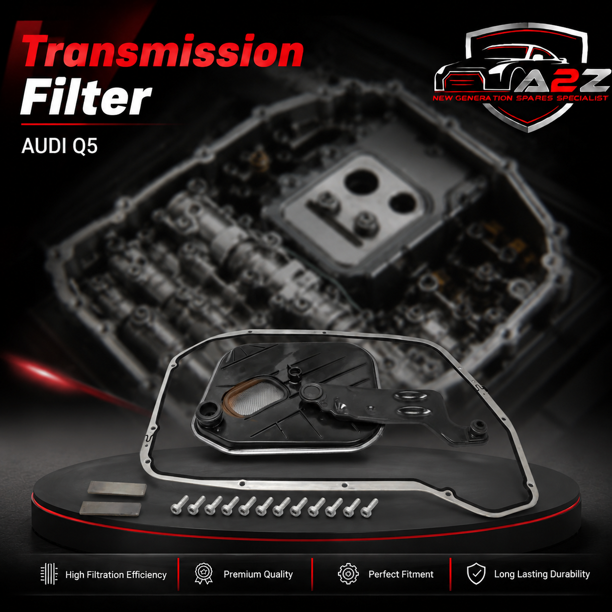 Transmission Filter 0BW398009 & 0BW398009A & 0BW398009B Compatible With AUDI Q5 Tag.292