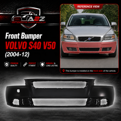 Front Bumper 39886257 Compatible With VOLVO S40 V50 (2004-12)