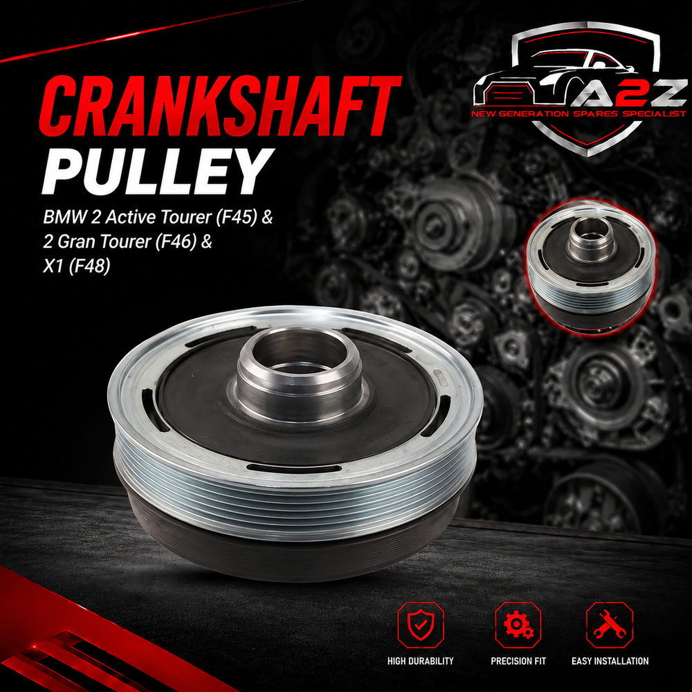 Crankshaft Pulley 11238602800 Compatible With BMW 2 Active Tourer (F45) & 2 Gran Tourer (F46) & X1 (F48) Tag-CP-09