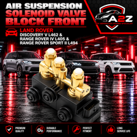 Air Suspension Solenoid Valve Block Front LR070245 LR070245 LR037081 LR176325 Compatible With LAND ROVER DISCOVERY V L462 & RANGE ROVER IV L405 & RANGE ROVER SPORT II L494