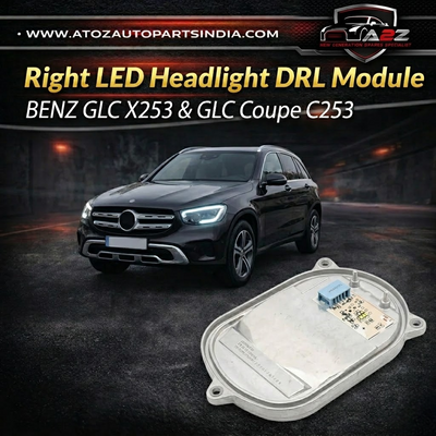 Right LED Headlight DRL Module Control Unit A2539068200 2539068200 Compatible With MERCEDES-BENZ GLC X253 & GLC Coupe C253 Tag-BL-204