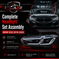 Complete Headlight Set Left 63119479289 & Right 63119479290 Compatible With BMW G32 2019-2023