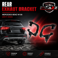 Rear Exhaut Bracket Left 1568850114 & Right 1568850214 Compatible With Mercedes Benz (W156) GLA-Class (2017-2020) Tag  No.543