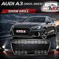 Show Grill  Compatible With Audi A3(2021-23) Original Black Chrome Tag No.101