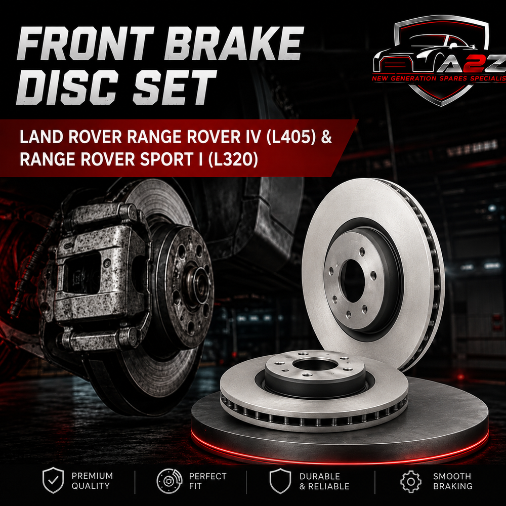Front Brake Disc Set LR098968 LR161894 LR016176 Compatible With LAND ROVER RANGE ROVER IV (L405) &  RANGE ROVER SPORT I (L320)