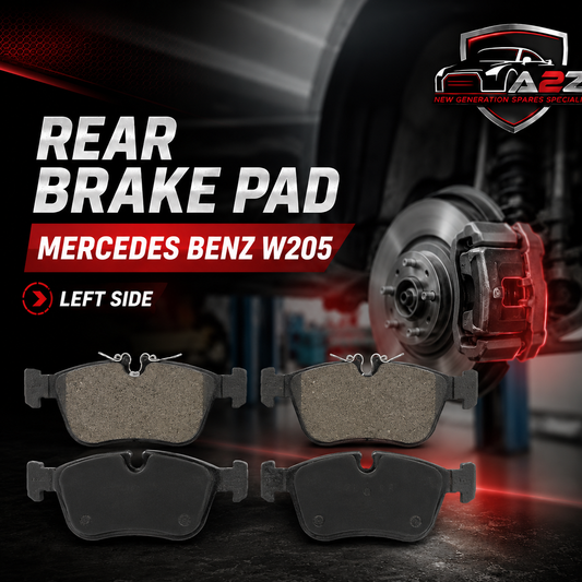 Rear Brake Pad Set 0084201420 Compatible With Mercedes Benz W205