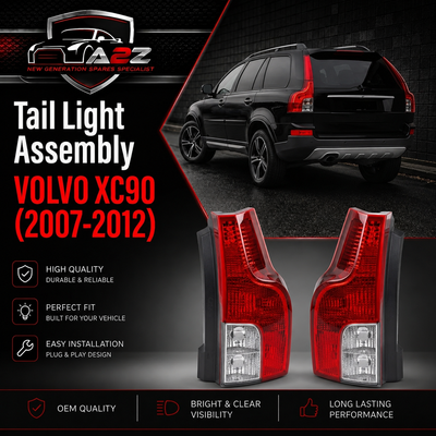 Car Rear Light Tail Lamp Lower Tail Light Lens Right 31213382 & Left 31213381 Compatible With Volvo XC90 (2007-2012)