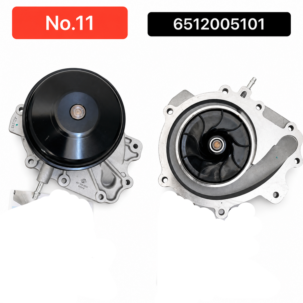 Water Pump 6512005101 6512000002 6512004701 6512006001 Compatible With MERCEDES-BENZ C-CLASS W205 Tag-W-11