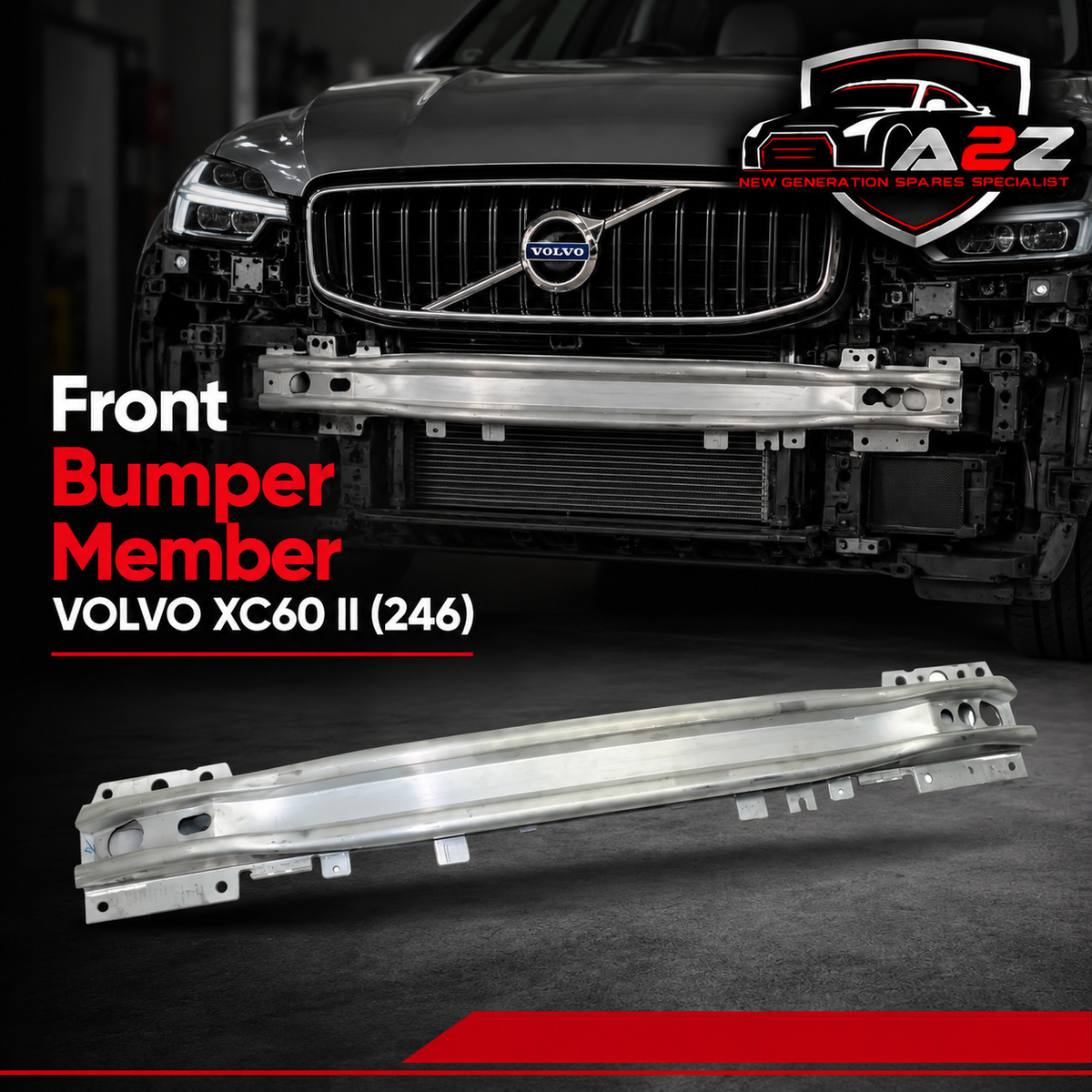 Front Bumper Member 31297692 31420309 31283772  Compatible With VOLVO XC60 II (246)