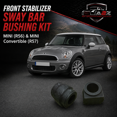 Front Stabilizer Sway Bar Bushing Kit 31356757146 Compatible With MINI (R56) & MINI Convertible (R57)