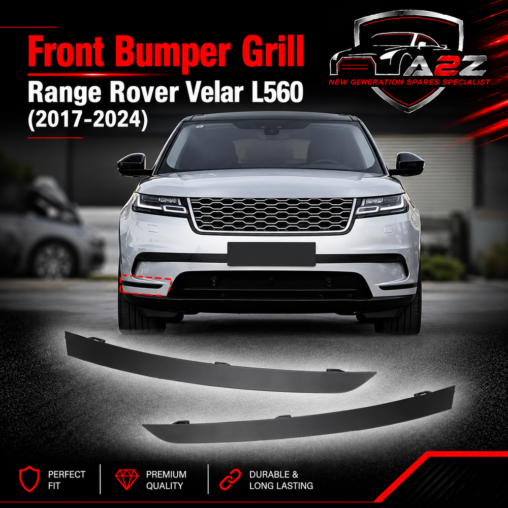 Front Bumper Grill Right LR093509 & Left LR093510 Compatible With Land Rover Range Rover Velar - L560 (2017-2024) Tag No.18
