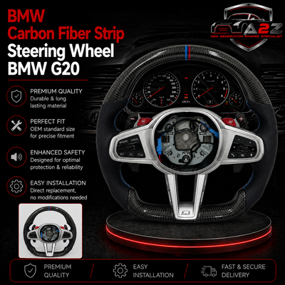 BMW Carbon Fiber Strip Steering Wheel Compatible With BMW G20