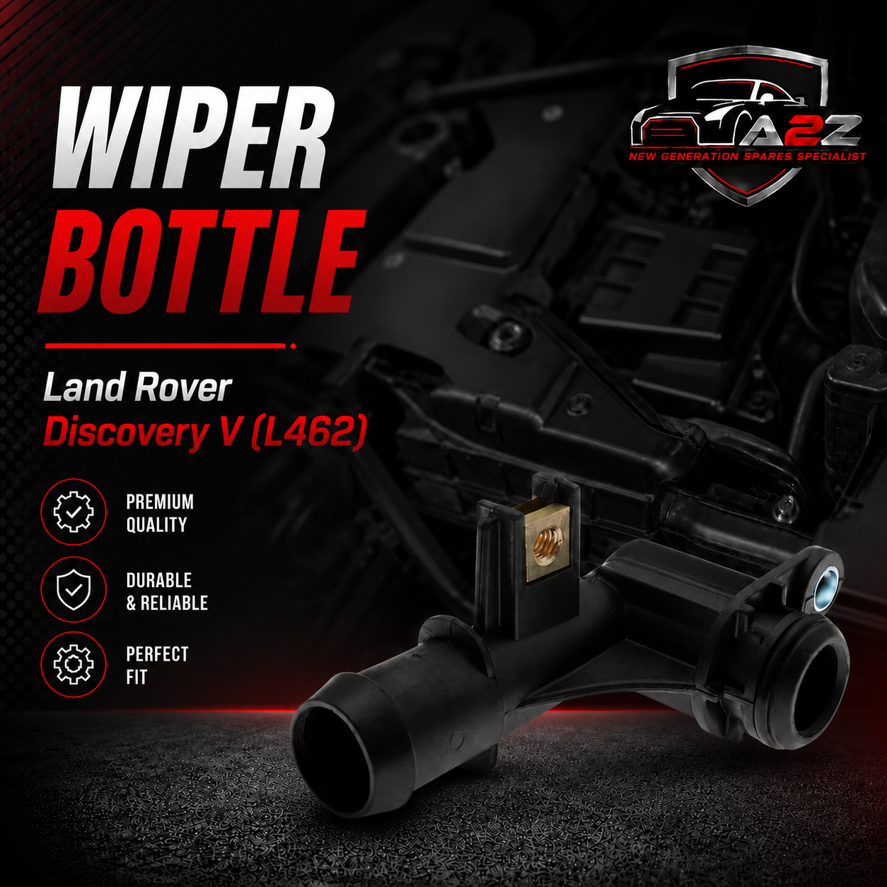 WIPER BOTTEL LR092130 LR122821 LR171244 JDE38625 Compatible With Land Rover Discovery V (L462) Tag No.157