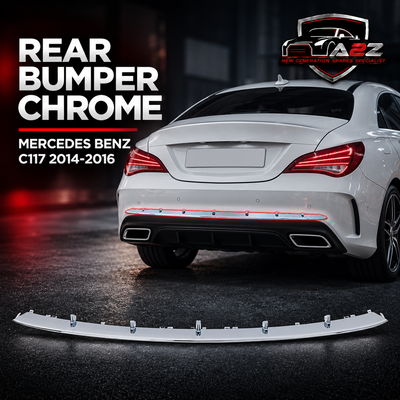 Rear Bumper Chrome 1178850023 Compatible With MERCEDES BENZ CLA C117 2014-2016 Tag No.148