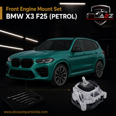 Front Engine Mount Set Compatible With BMW X3 F25 (PETROL) Engine Mount Left 22116785711 & Right 22116785712