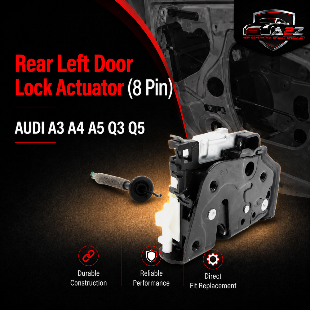 Rear Left Door Lock Actuator (8 Pin) 8K0839015H Compatible With AUDI A3 A4 A5 Q3 Q5