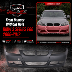 Front Bumper Without Hole 51117170051 Compatible With BMW  BMW 3 SERIES E90 2006-2012 Tag No.462B
