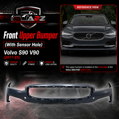 Front Bumper With Sensor 39790356 Compatible With Volvo S90 V90 (2017-25)