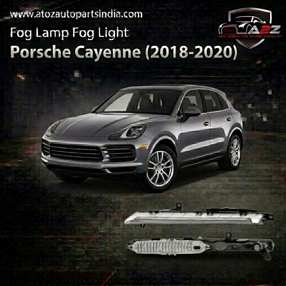 Fog Lamp Left 9Y0941181 & Right 9Y0941182 Compatible With Porsche Cayenne (2018-2020) Tag No.168