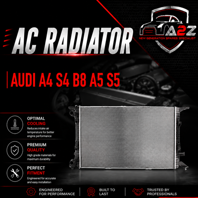 Engine Cooling Radiator 8K0121251R Compatible With Audi A4 S4 B8 A5 S5