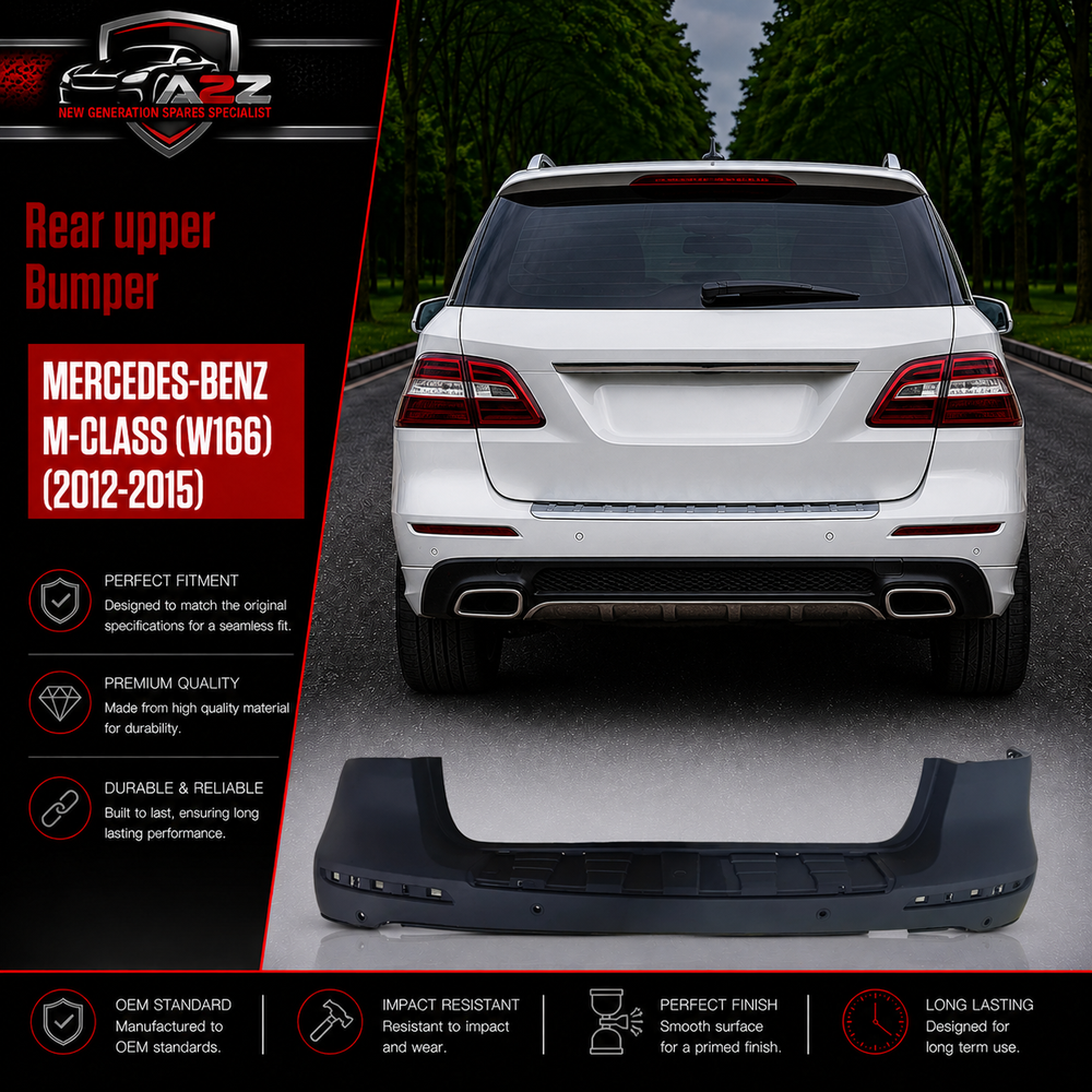 Rear Bumper A1668850625 1668850625 Compatible With MERCEDES-BENZ M-CLASS (W166) (2012-2015) Tag No.11