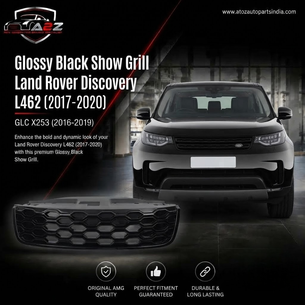 Glossy Black Show Grill LR142424 Compatible With Land Rover Discovery - L462 (2017-2020) Tag No.1