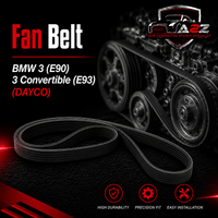 Fan Belt 6DPK1817 11287800345 11288506994 11288512069 Compatible With BMW 3 (E90) 3 Convertible (E93) (DAYCO)