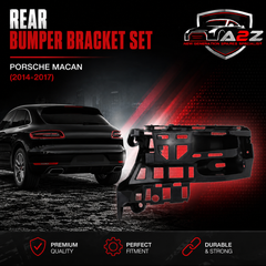 Rear Bumper Bracket Set Right 95B807572B & Left 95B807571B Compatible With Porsche Macan (2014-2017) Tag No.249