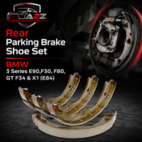 Rear Parking Brake Shoe Set 34410393646 34416780041 Compatible With BMW 3 Series E90,F30, F80, GT F34 & X1 (E84)