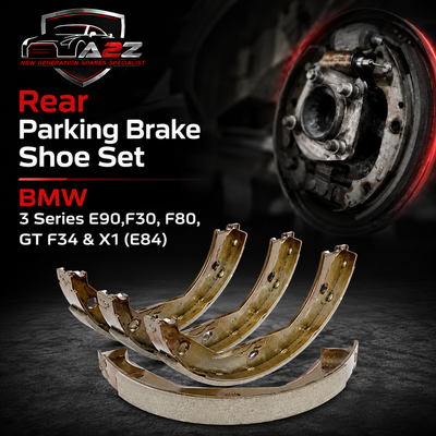 Rear Parking Brake Shoe Set 34410393646 34416780041 Compatible With BMW 3 Series E90,F30, F80, GT F34 & X1 (E84)