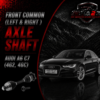 Front Common (Left & Right )Axle Shaft 4G0407271E Compatible With AUDI A6 C7 (4G2, 4GC) | A6 / S6 & A7 A8 Q5 (Pack Of 1)