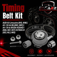 Timing Belt Kit KTB1192 04L198119AC 04L198119D 04L198119T Compatible With AUDI A3 Limousine (8VS, 8VM) | A3 / S3 A4 B9 (8W2, 8WC) | A4 / S4 & SKODA KODIAQ I (NS6, NS7, NV7) OCTAVIA III (5E3, NL3, NR3) (DAYCO)