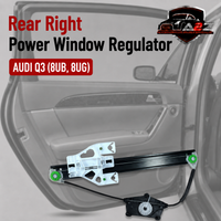 Rear Right Power Window Regulator 8U0839462 Compatible with AUDI Q3 (8UB, 8UG)