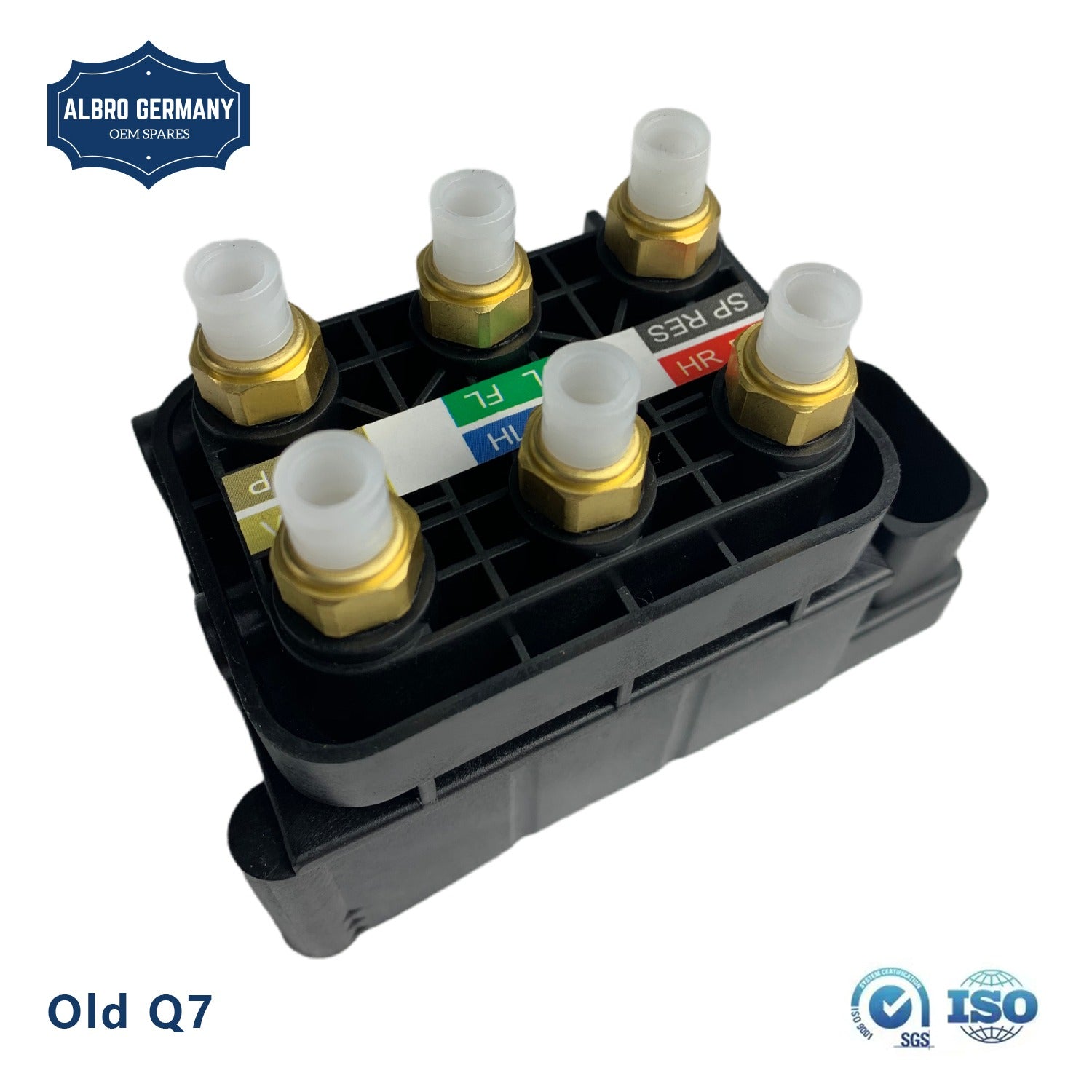 Air Suspension Solenoid Valve Block 7L0698014 7L0698014C Compatible With AUDI Q7 O.M (4LB)
