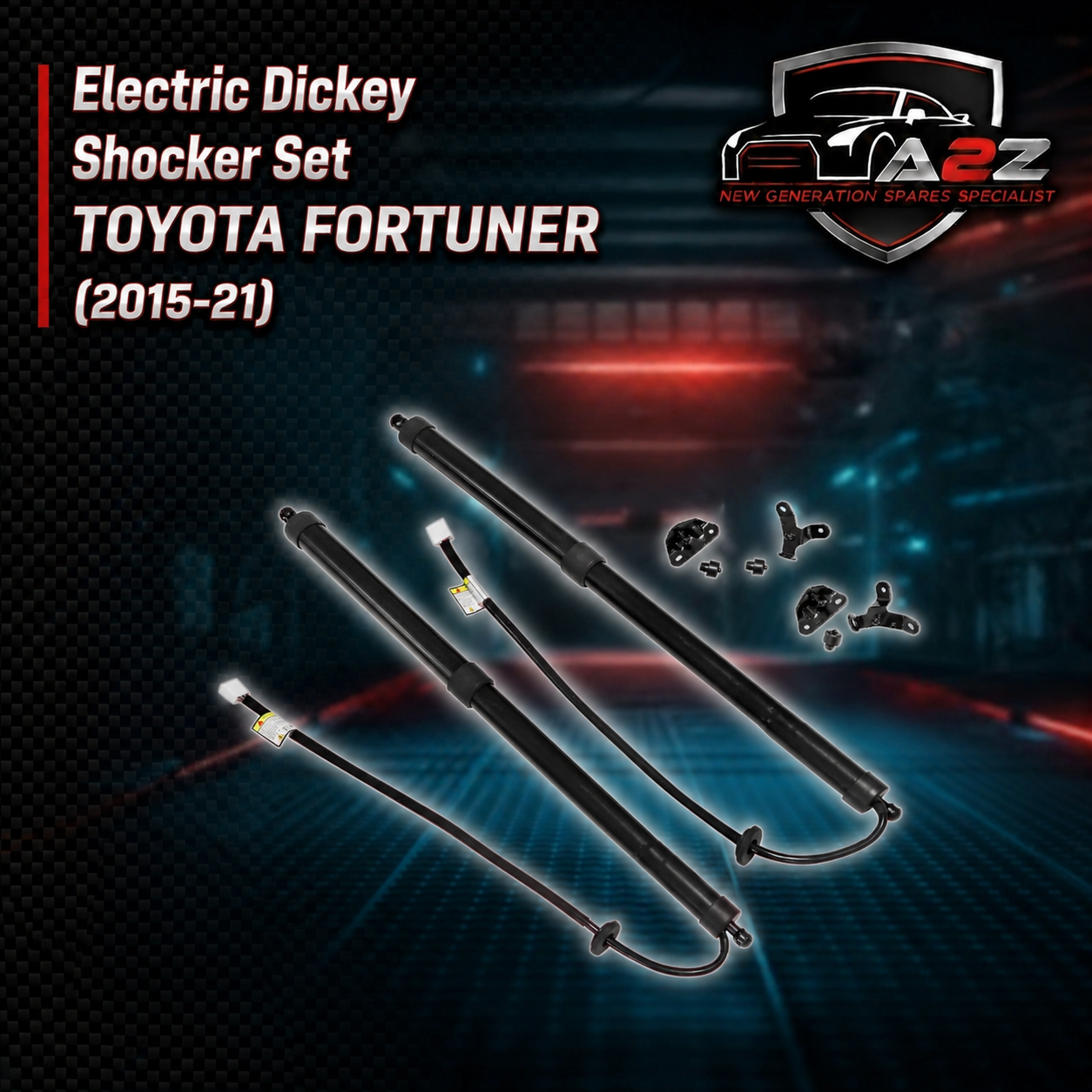 Electric Dickey Shocker Set Left 6892071030 Right 6891071030 Compatible With TOYOTA FORTUNER (_N15_, _N16_) | SW4 | HILUX SW4