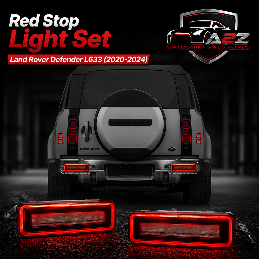 Red Stop Light Set Compatible With Land Rover Defender L633 (2020-2024)