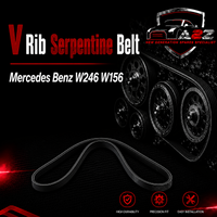 V-ribbed Serpentine Belt 0029931196 Compatible With Mercedes Benz W246 W156