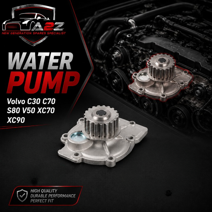 Water Pump 30751700F Compatible With Volvo C30 C70 S80 V50 XC70 XC90 Tag-W-43