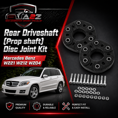 Rear Driveshaft (Prop shaft) Disc Joint Kit 0004110200 1404100415 2034100215 2034110015 2104100615 2304100115 A0004110200 A1404100415 A2034100215 A2034110015 A2104100615 A2304100115 Compatible With Mercedes Benz W221 W212 W204