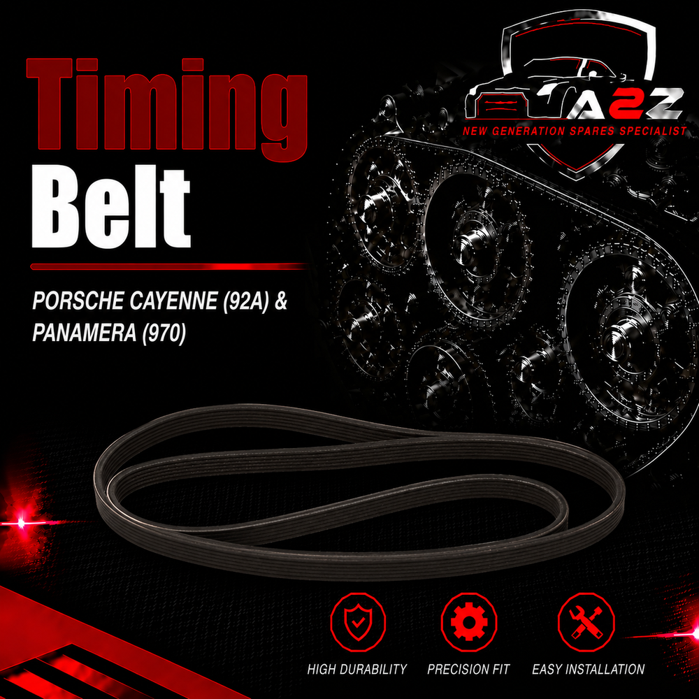 Timing Belt 6PK2525 94610225230 Compatible With PORSCHE CAYENNE (92A) &  PANAMERA (970) Tag-BEL-17