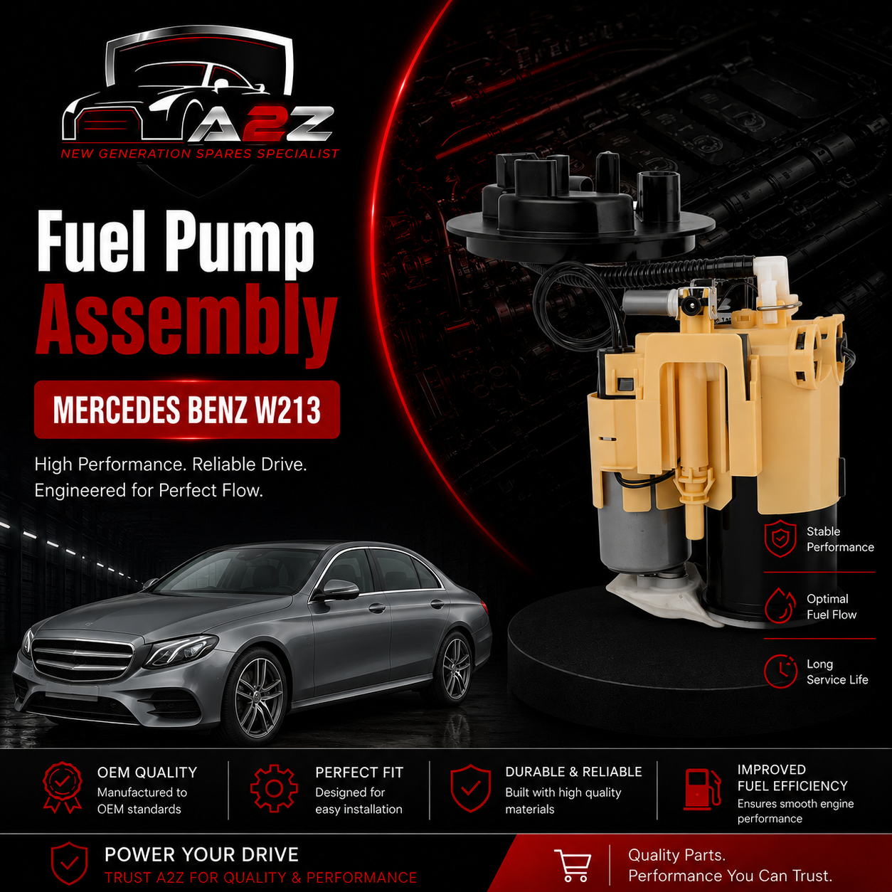 Fuel Pump Assembly 2134707401 Compatible With Mercedes Benz W213