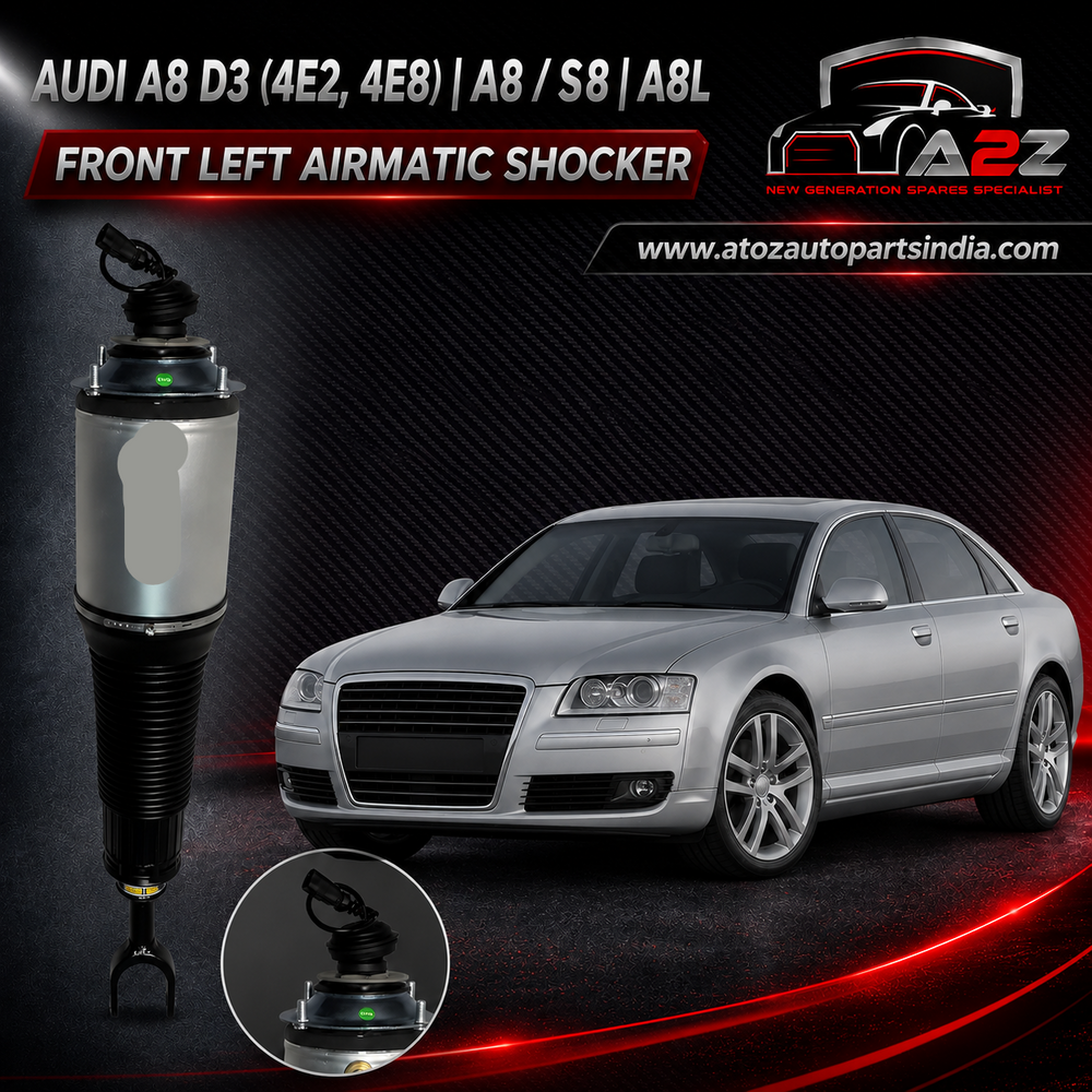 Front Left Air Suspension Shock Absorber Strut 4E0616039 4E0616039A Compatible With AUDI A8 D3 (4E2, 4E8) | A8 / S8 | A8L