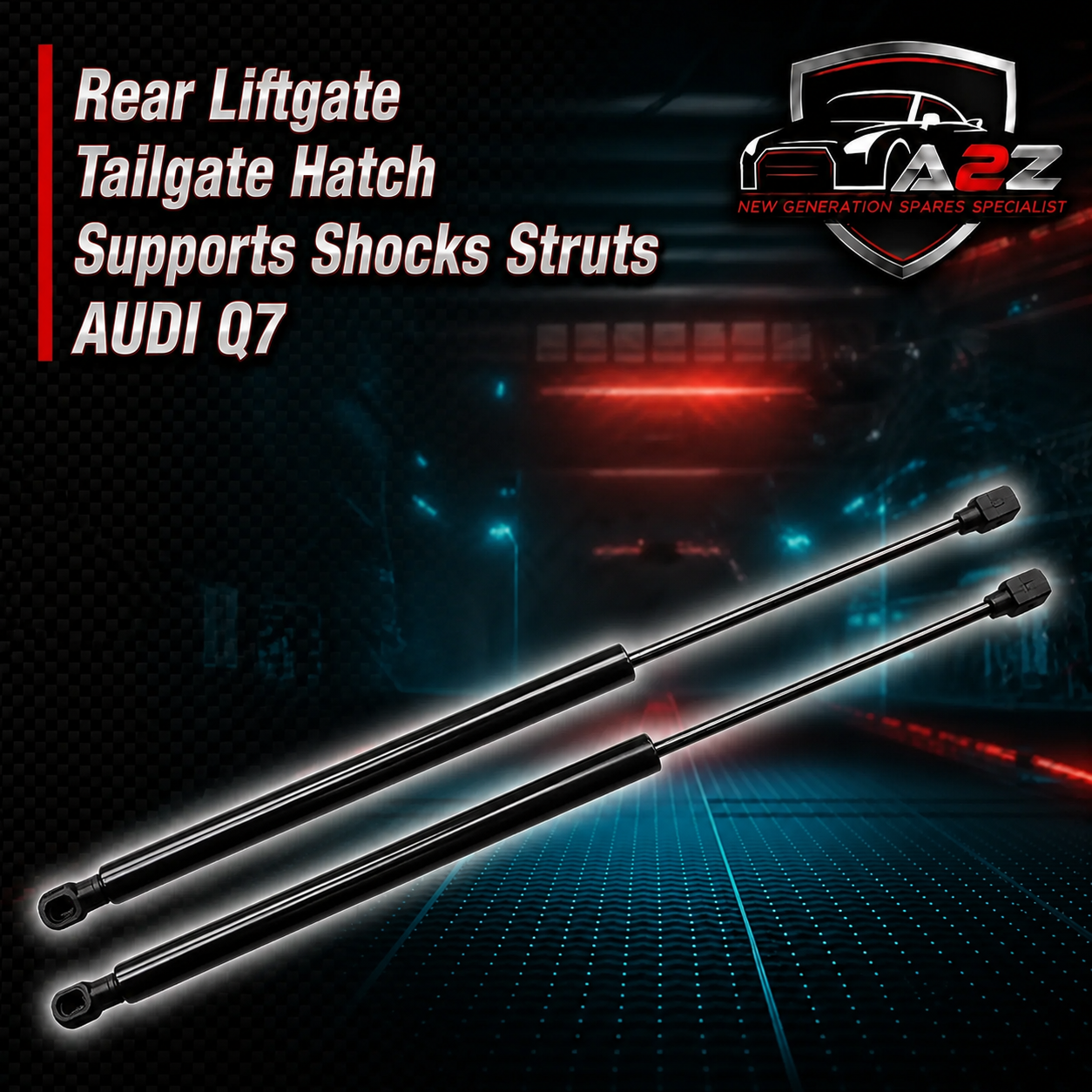 Rear Liftgate Tailgate Hatch Supports Shocks Struts Left & Right  4L0827552E Compatible with AUDI Q7 (4LB)