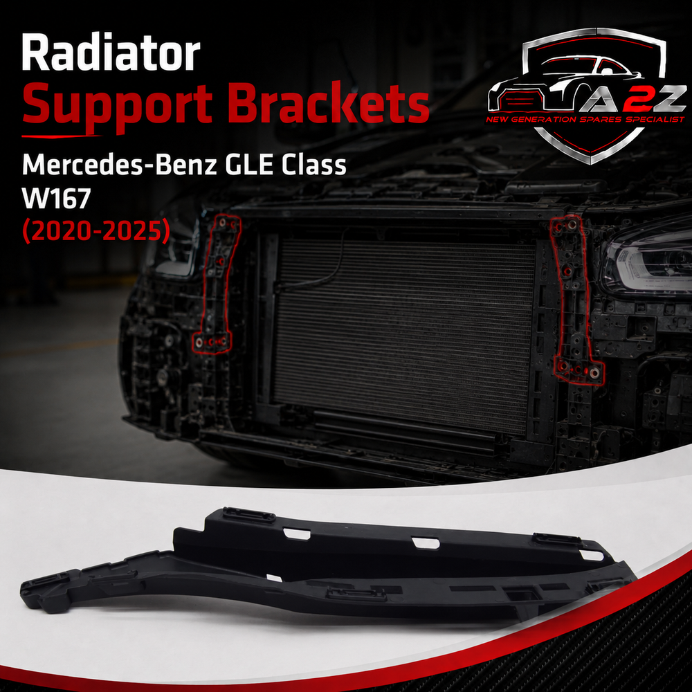 Radiator Support Brackets Left 1678853110 & Right 1678859710 Compatible With Mercedes-Benz GLE Class W167 (2020-2025) Tag No.707