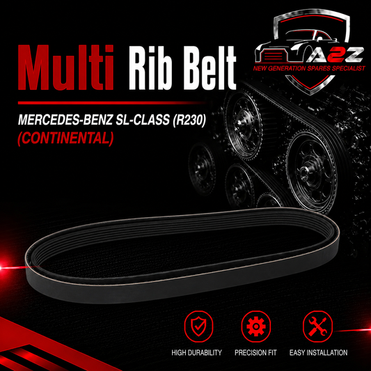 Multi Rib Belt 6PK2460 A0089971092 Compatible With MERCEDES-BENZ SL-CLASS (R230) (CONTINENTAL)